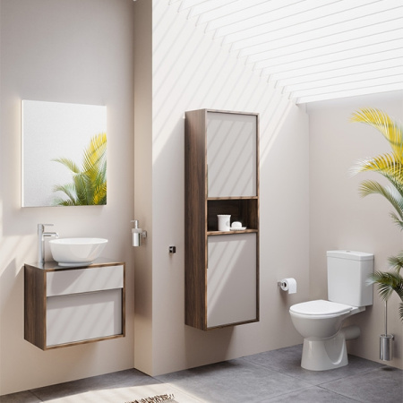 Унитаз напольный с бачком Vitra NORD 9845B099-7202 белый с сиденьем микролифт душевой смыв