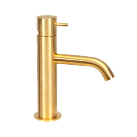 Смеситель Daniel Tokyo TK606NDP на раковину брашированное золото