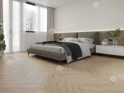 Кварцвиниловая плитка Alpine Floor Parquet LVT ECO-16-23 Дуб Алиот толщина 0.25 см 43 класс 590х118 - фото 2