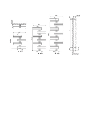 Полотенцесушитель Cordivari Babyla 3551730130014 60х65 водяной хром