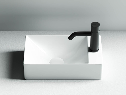 Раковина из сантехнического фарфора Ceramica Nova ELEMENT 38 см CN5007 подвесная цвет белый - фото 4