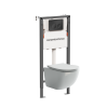 Инсталляция с кнопкой + унитаз Ceramica Nova Balance/Forma CN3009_121001MB