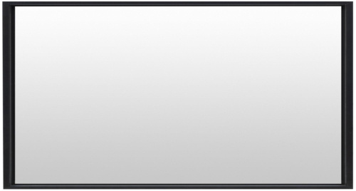 Зеркало в ванную De Aqua Алюминиум 00261706 140х75 цвет черный - фото 2
