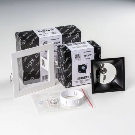 Светильник встраиваемый Lightstar Domino (Домино) D51607WMOD