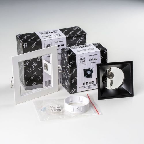 Светильник встраиваемый Lightstar Domino (Домино) D51607WMOD - фото 2