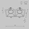 Светильник встраиваемый Maytoni Technical Dot DL029-2-02W