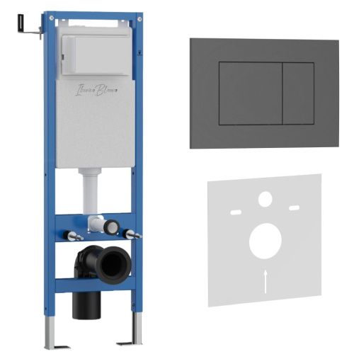 Комплект сантехническая инсталляция с клавишей смыва Iberica Blanca ESTI-S IB.001M.856 - фото 2