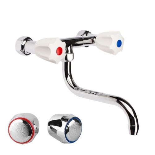 Смеситель для кухни Сантаком 140007с настенный хром