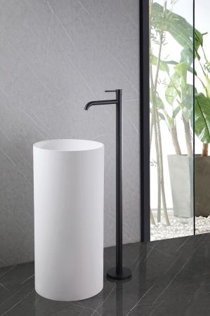 Смеситель Abber Wasser Kreis AF8140B напольный черный