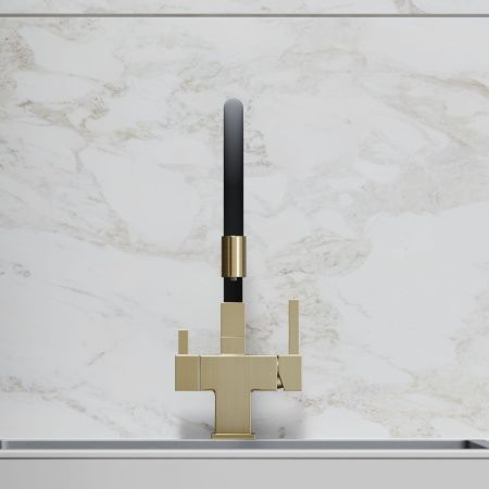 Смеситель для кухни Sancos Arno SC4005BG на мойку золото