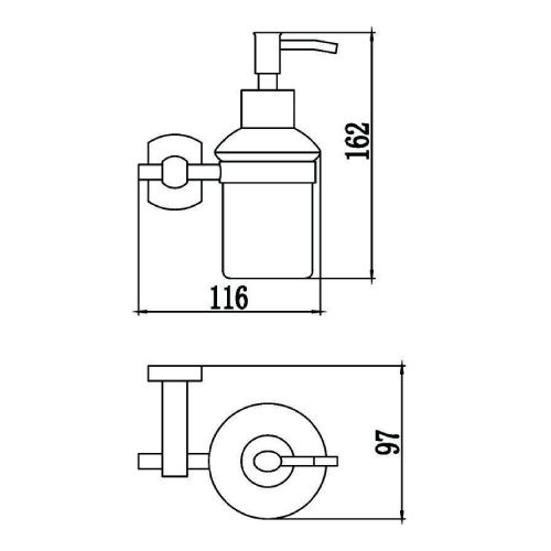 Дозатор для жидкого мыла Savol S-009931 - фото 3