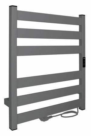 Полотенцесушитель электрический Indigo Oktava Slim 5 LСLOKS5E60-50MGRt 55х60 серый