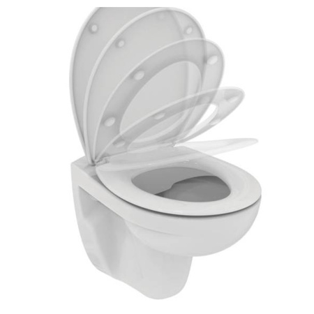 Унитаз подвесной Ideal Standard R034301 белый с сиденьем микролифт безободковый каскадный смыв