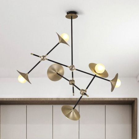 Люстра на штанге Delight Collection 9256P/6 gold