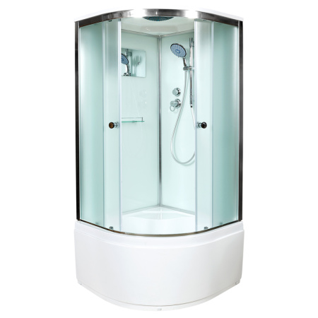 Душевая кабина AvaCan D511S 110х110 четверть круга с крышей ориентация универсальная