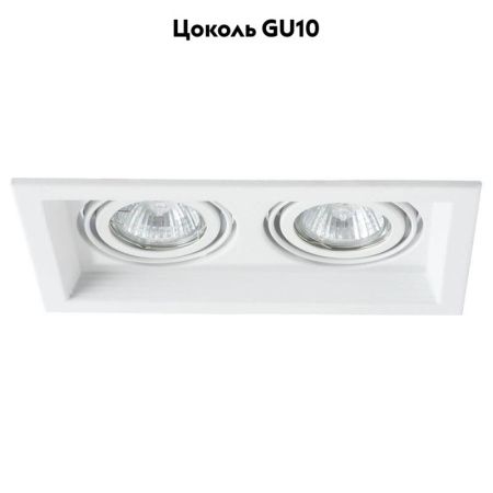 Светильник встраиваемый Arte Lamp Canis (Цанис) A6661PL-2WH