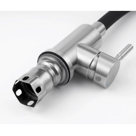 Смеситель для кухни Knotlor STREAMLINE SS-02 на мойку нержавеющая сталь