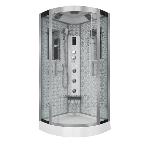 Душевая кабина Niagara Luxe 7715W 90х90 четверть круга с крышей