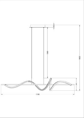 Люстра подвесная Arte Lamp Twisted (Твистед) A4587SP-30BK