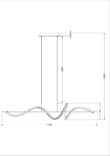 Люстра подвесная Arte Lamp Twisted (Твистед) A4587SP-30BK - фото 3