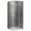 Душевой уголок Abber Schwarzer Diamant AG01100M 100х100 стекло матовое профиль хром без поддона