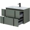 Тумба под раковину Allen Brau Reality 1.32005.CGM 80х50 подвесная цвет зеленый