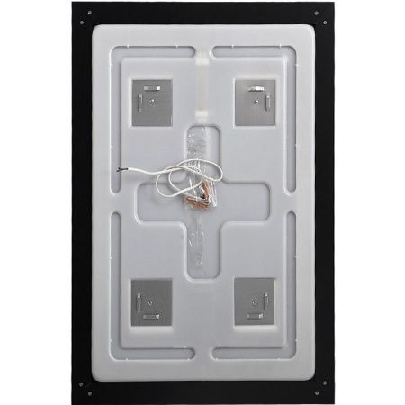 Зеркало с подсветкой BelBagno Kraft SPC-KRAFT-500-800-SENS-NERO 50х80 подвесное