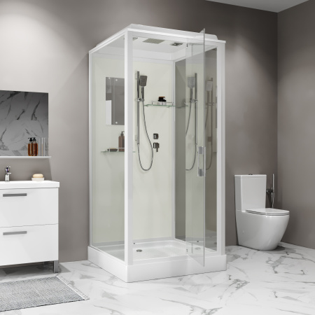 Душевая кабина Niagara Standart ST80/15Q 80х80 квадратная с крышей ориентация универсальная Душевая кабина Niagara Standart ST80/15Q 80х80 квадратная с крышей ориентация универсальная