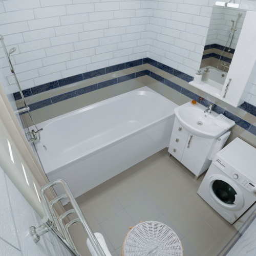 Ванна акриловая Тритон Дина Щ0000050444 170х75 пристенная прямоугольная без каркаса - фото 4 Ванна акриловая Тритон Дина Щ0000050444 170х75 пристенная прямоугольная без каркаса - фото 4