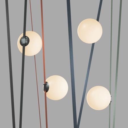 Трековый однофазный светильник Denkirs Belty orb (Белты орб) DK5555-BK