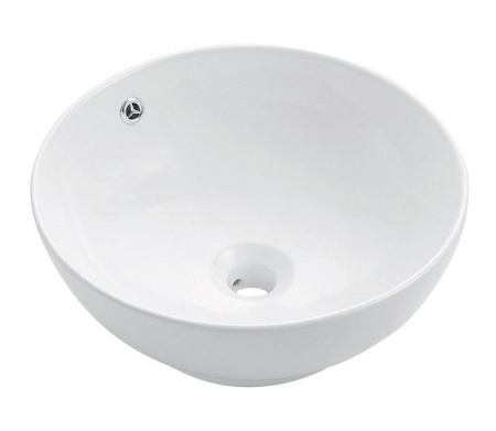 Раковина из санфаянса CeramaLux 9003A 44х44 накладная цвет белый