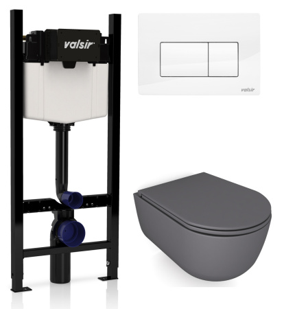 Комплект унитаз с инсталляцией Valsir KIT VSWG 7334GM Std P1
