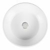 Раковина из сантехнического фарфора Bond Circle S53-390 40х40 накладная цвет белый без отверстий под смеситель
