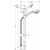 Душевой гарнитур Hansgrohe Crometta 27766000 настенный хром