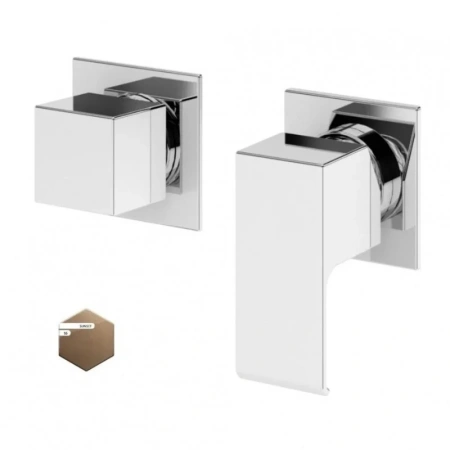 Смеситель Cezares PORTA PORTA-VDIM3-M-SS встраиваемый медь