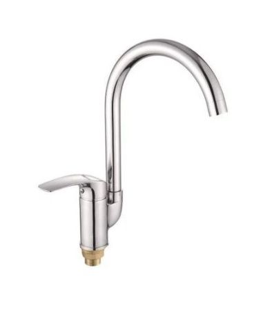 Смеситель для кухни Shevanik S5553 на мойку хром