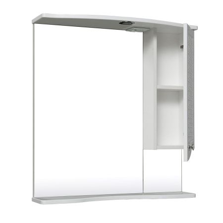 Зеркало-шкаф Runo Милано УТ000002098 80х80 подвесной цвет белый