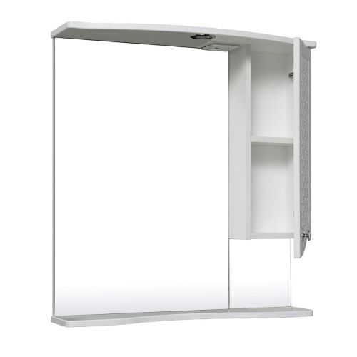 Зеркало-шкаф RUNO Милано УТ000002098 75х80 подвесной цвет белый - фото 2