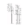 Смеситель для кухни Hansgrohe Metris Select 73817800 на мойку серый