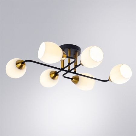 Люстра потолочная Arte Lamp Andrea (Андреа) A8141PL-6BK