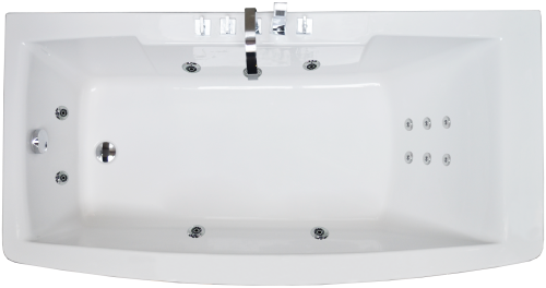 Ванна акриловая Royal Bath FATO RB326100 170х85 пристенная асимметричная - фото 3