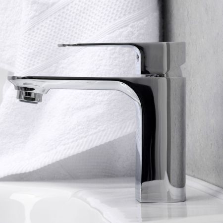 Смеситель Wasserkraft Dinkel 5800 5803 на раковину хром