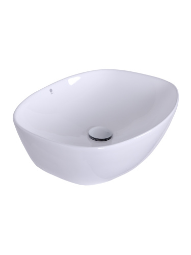 Раковина Orange 50 см B08-500W накладная цвет белый глянцевый - фото 4