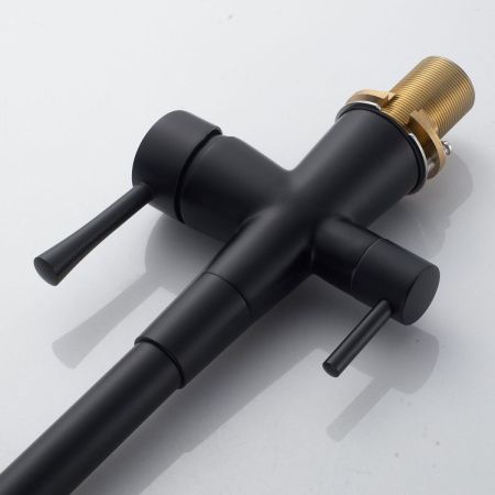 Смеситель для кухни Shevanik S428H на мойку черный