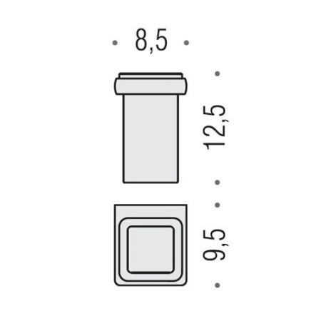 Стакан Colombo Lulu B6202.CR-VAN