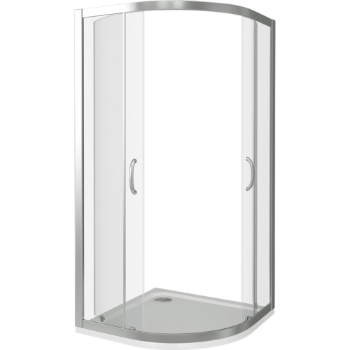 Душевой уголок Good Door INFINITY ИН00002 80х80 стекло прозрачное профиль хром глянцевый - фото 3