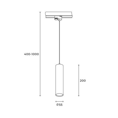 Трековый однофазный светильник Hesby Lighting Skylite (Скылите) HSBL_0137