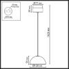 Светильник подвесной Odeon Light Lulu (Лулу) 5453/6L