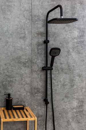 Душевая стойка Orange O-Shower OW04b настенная цвет черный