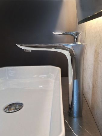 Смеситель для раковины AltroBagno Aperto AltroBagnoAperto010205Cr на столешницу хром